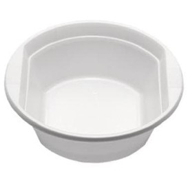 Tigela de Plastico PS Branco 630ml Ø16cm 