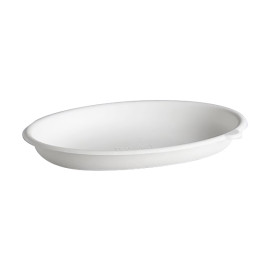 Embalagem Ecológico Oval Branco 710ml (50 Uds)