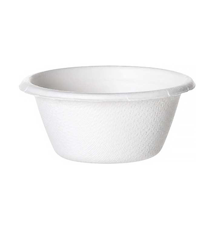 Copo Cana-de-açúcar Bagaço Branco 60ml (2500 Uds) Copo Cana-de-açúcar Bagaço Branco 60ml (2500 Uds)