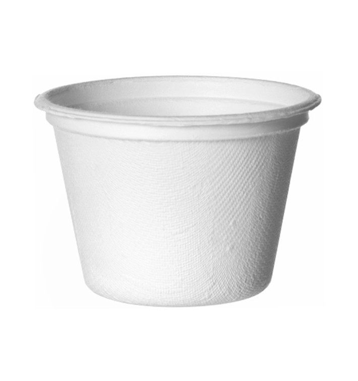 Copo Cana-de-açúcar Bagaço Branco 120ml (50 Uds) Copo Cana-de-açúcar Bagaço Branco 120ml (50 Uds)