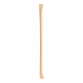 Palhinha Direita Papel Branco Embalada Kraft Ø6mm 21cm (250 Uds)