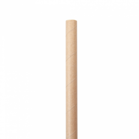 Palhinha Direita Papel Kraft Granizado Ø10mm 21cm (50 Uds)
