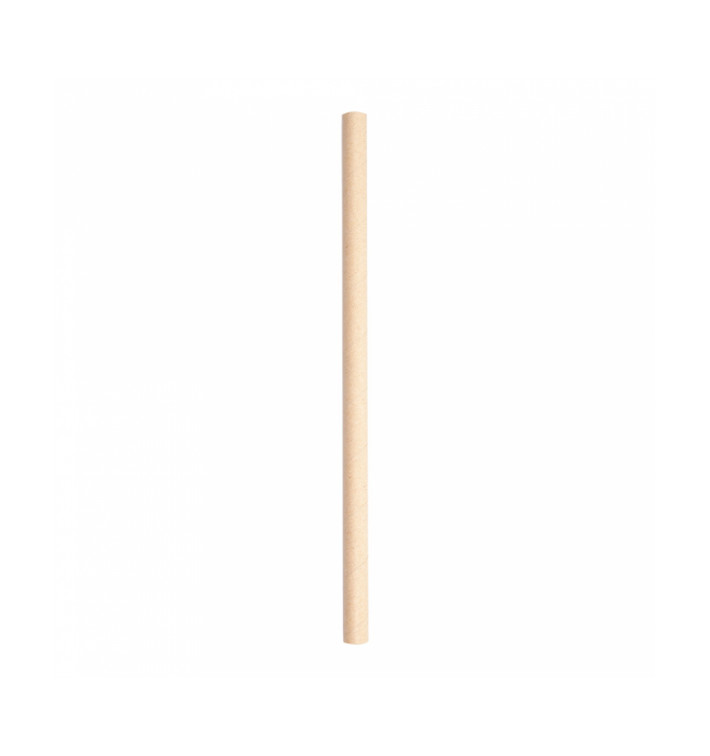 Palhinha Direita Papel Kraft Granizado Ø10mm 21cm (2400 Uds) Palhinha Direita Papel Kraft Granizado Ø10mm 21cm (2400 Uds)