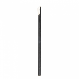 Palhinha Colher Papel Preto Ø8mm 21cm (5000 Uds)