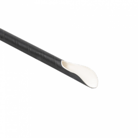 Palhinha Colher Papel Preto Ø8mm 21cm (5000 Uds)