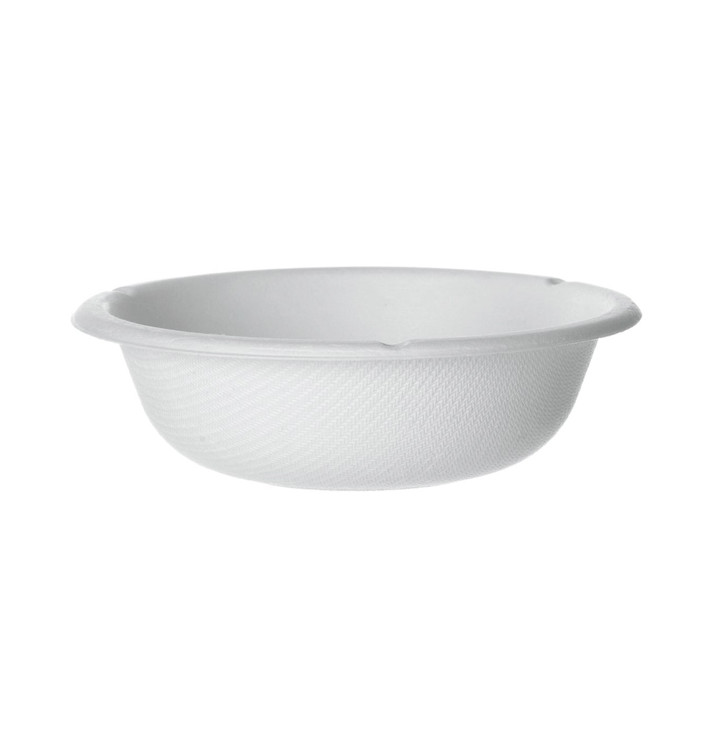 Tigela Cana-de-açúcar Bagaço Branco 175ml (1.800 Uds) Tigela Cana-de-açúcar Bagaço Branco 175ml (1.800 Uds)
