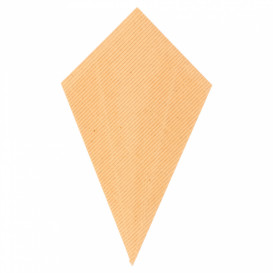 Cone Ondulado de Papel Kraft 220mm 100g (100 Uds)