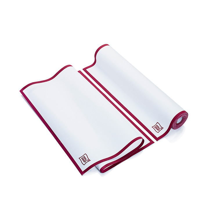 Pano em Rolo "Roll Drap" Senefa Bordô 40x64cm P64cm (10 Uds) Pano em Rolo "Roll Drap" Senefa Bordô 40x64cm P64cm (10 Uds)