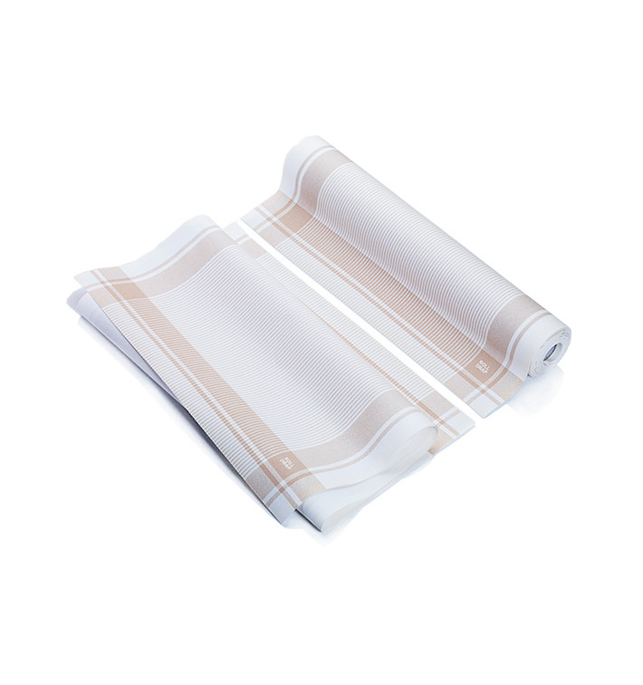 Pano em Rolo "Roll Drap" Vintage Bege 40x64cm P64cm (200 Uds) Pano em Rolo "Roll Drap" Vintage Bege 40x64cm P64cm (200 Uds)