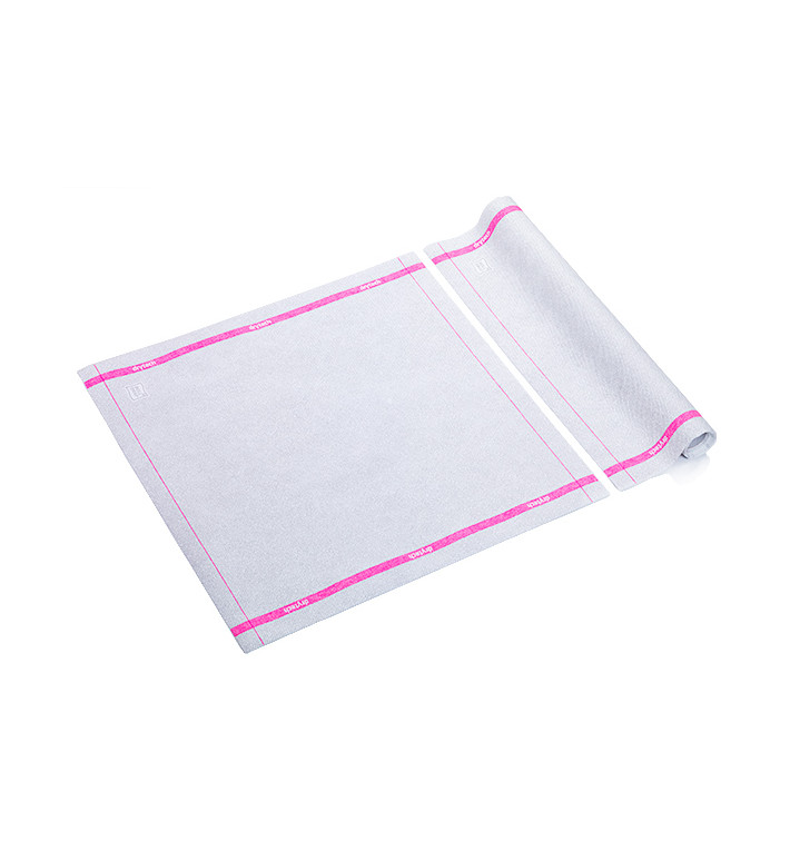 Baetas em Rolo "Drytech" Senefa Magenta 40x40cm P40cm (5 Uds) Baetas em Rolo "Drytech" Senefa Magenta 40x40cm P40cm (5 Uds)