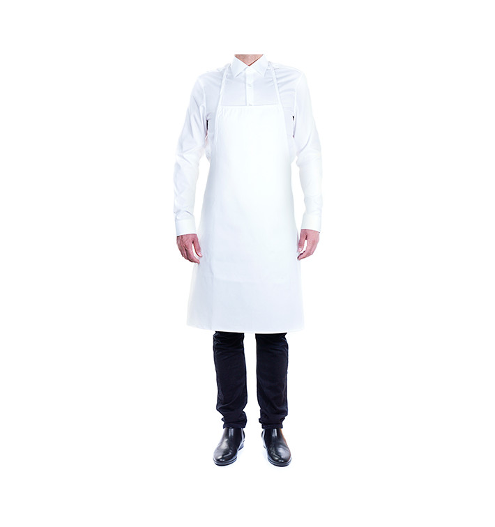 Avental peito Branco 75x90cm (1 Ud) Avental peito Branco 75x90cm (1 Ud)