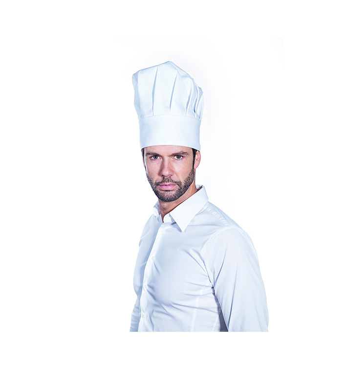 Chapéu Cozinheiro Chef Algodão Branco (1 Unidad) Chapéu Cozinheiro Chef Algodão Branco (1 Unidad)