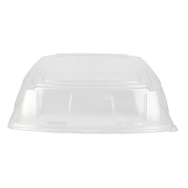 Tampa Plástico PET Transparente Bandeja 40x40cm (5 Uds)