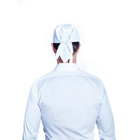 Lenço Cozinheiro Pirata Algodão Branco (1 Unidad)