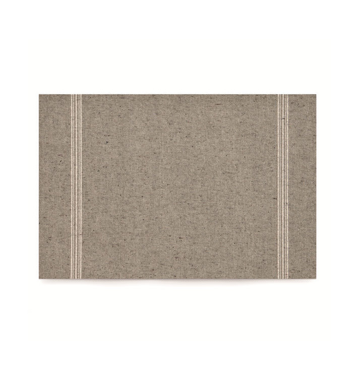 Toalhete Individual "Day Drap" Cinza-Verde 32x45cm (72 Uds)