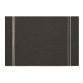 Toalhete Individual "Day Drap" Preto 32x45cm (12 Uds)