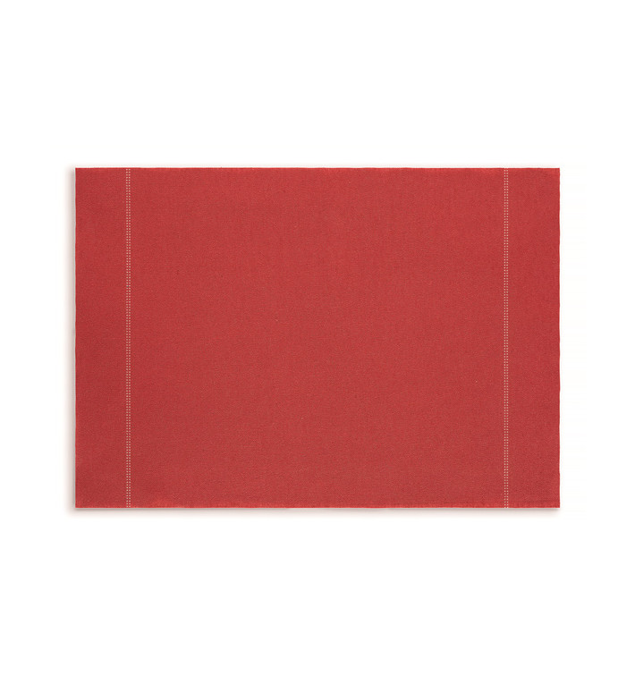 Toalhete Individual "Day Drap" Vermelho 32x45cm (12 Uds)