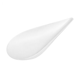 Tigela Cana-de-açúcar Degustação Oval Branco 8x5cm (50 Uds)