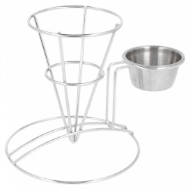 Cesta Apresentaçao de Aço com Recipiente Ø83x127mm (1 Ud)