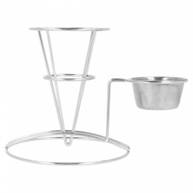 Cesta Apresentaçao de Aço com Recipiente Ø83x127mm (1 Ud)