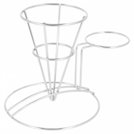Cesta Apresentaçao de Aço com Recipiente Ø83x127mm (12 Uds)