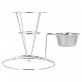 Cesta Apresentaçao de Aço com Recipiente Ø83x127mm (12 Uds)