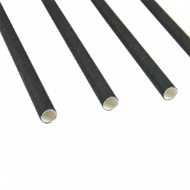 Palhinha Direita Papel Preto Ø6mm 20cm (3.000 Uds)