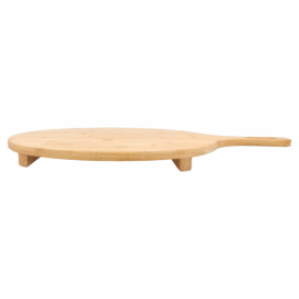 Bandeja Redonda com Asa Bambu Ø29x2,5cm (1 Ud)