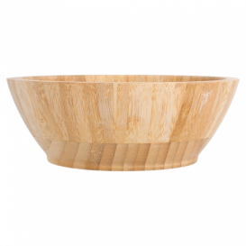 Tigela de Bambu Ø17x6cm (1 Ud)