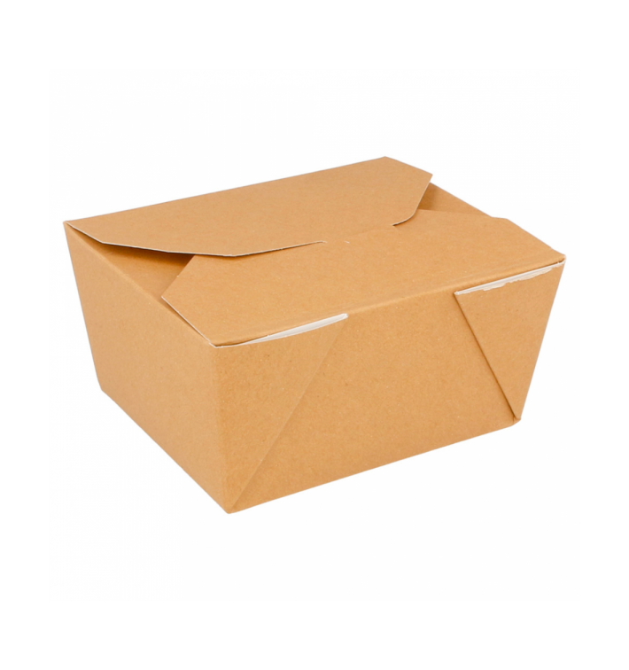 Caixa Cartão TakeAway Kraft 11,3x9x6,4cm 780ml (50 Uds) Caixa Cartão TakeAway Kraft 11,3x9x6,4cm 780ml (50 Uds)
