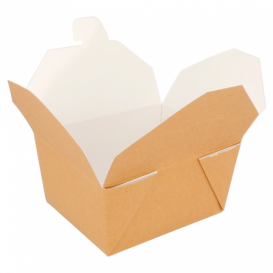 Caixa Cartão TakeAway Kraft 11,3x9x6,4cm 780ml (50 Uds)