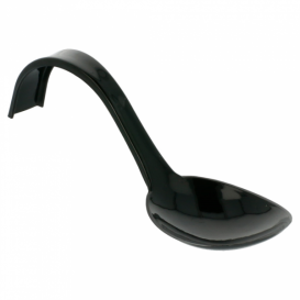 Colher Degustação Asa Curva Preto 130mm (50 Uds)