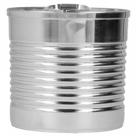 Lata de conserva Plastico Prata 220ml Ø7,4x7,3cm (20 Uds)