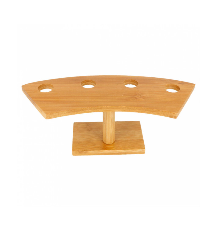 Stand de Bambu para 4 Cones (1 Ud) Stand de Bambu para 4 Cones (1 Ud)