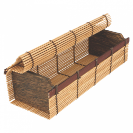 Embalagem de Bambu para sushi 23x8x6cm (24 Uds)