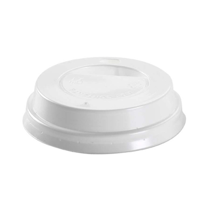 Tampa Perfurada Branca Copo 6Oz/8Oz Ø7,0cm (1000 Uds) Tampa Perfurada Branca Copo 6Oz/8Oz Ø7,0cm (1000 Uds)