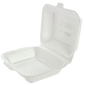 Embalagem Foam LunchBox Branco 185x155x70mm (500 Uds)