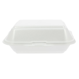 Embalagem Foam LunchBox Branco 185x155x70mm (500 Uds)