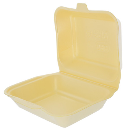 Embalagem Foam LunchBox Champahne 185x155x70mm (125 Uds)