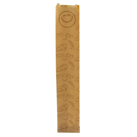 Saco de Papel Kraft "Panes" 9+3x51cm (125 Uds)