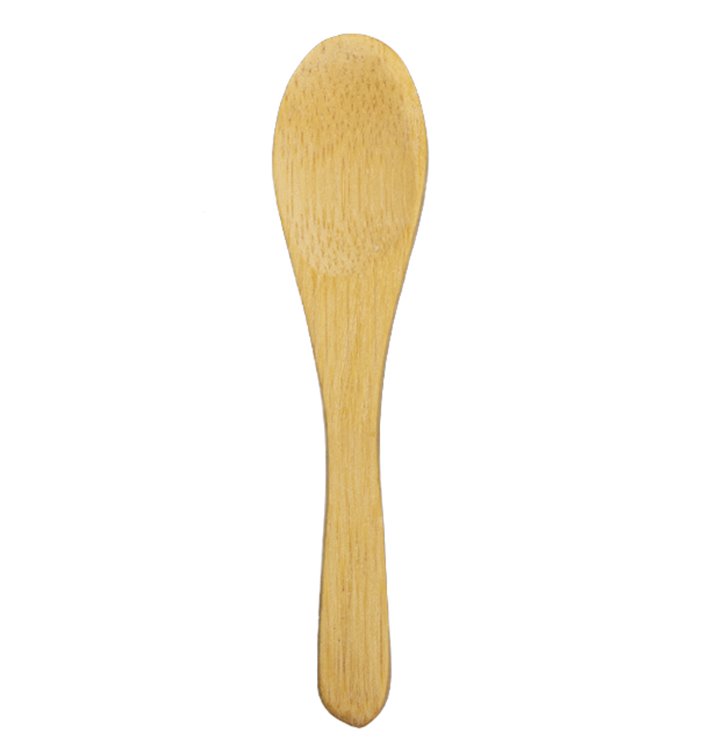 Colher Bambu Degustação 9cm (1000 Unidades) Colher Bambu Degustação 9cm (1000 Unidades)