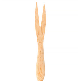 Garfo de Bambu Degustação 9 cm (50 Unidades)