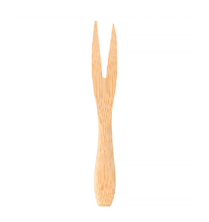 Garfo de Bambu Degustação 9 cm (1000 Unidades) Garfo de Bambu Degustação 9 cm (1000 Unidades)
