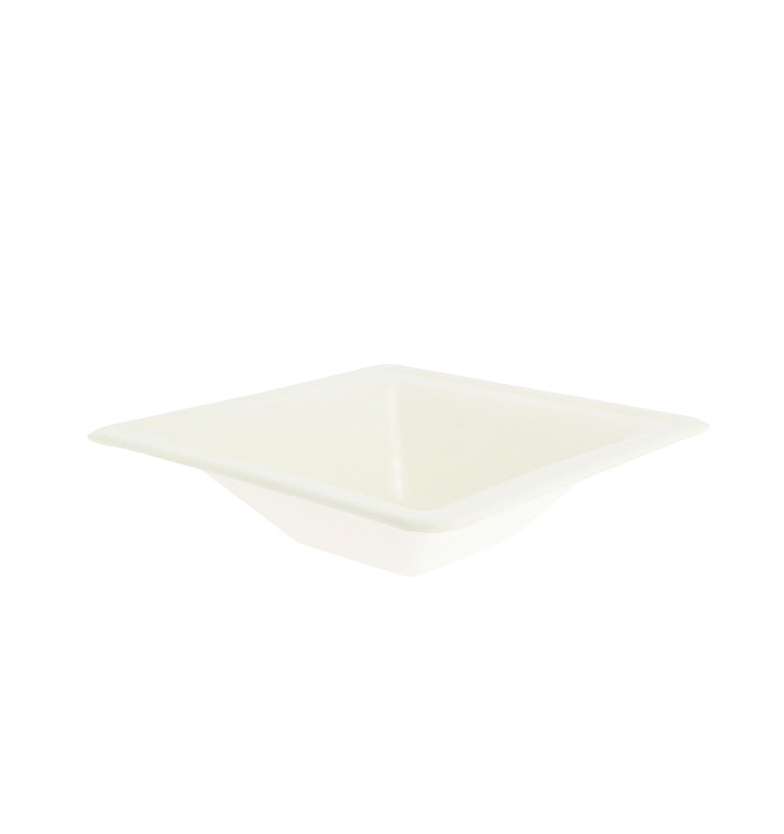 Tigela Bio da cana-de-açúcar Branco 300ml (600 Uds) Tigela Bio da cana-de-açúcar Branco 300ml (600 Uds)
