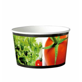 Saladeira Cartolina Redondo Grande 1030ml (40 Uds)