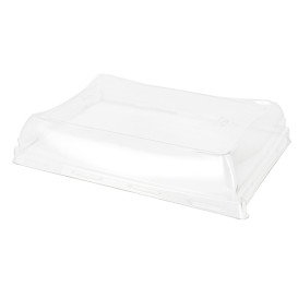 Tampa Plastico Trasp. Bandeja 12x16cm (300 Uds)