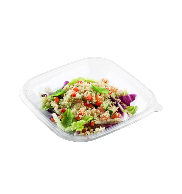 Tigela de Plastico PET 500ml 175x175x40mm (300 Uds) Tigela de Plastico PET 500ml 175x175x40mm (300 Uds)