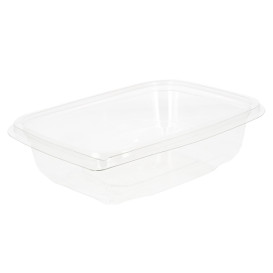 Tigela de Plastico Inviolável PET 750ml 180x140x50mm (390 Uds)