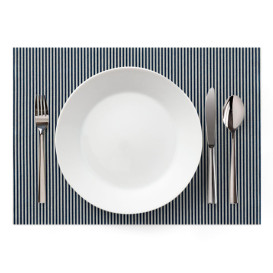 Toalhete Individual "Day Drap" Linhas Azules 32x45cm (12 Uds)