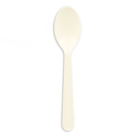 Colher de Chá em Amido de Milho CPLA Branco 12,5cm (1500 Uds)